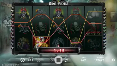 Win combinations in online slot Blood Suckers